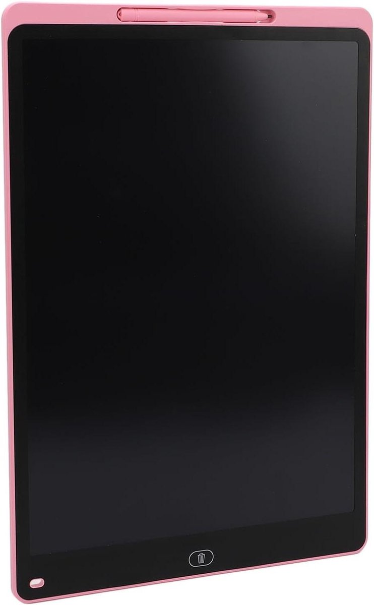 Schrijftablet Kinderen - Tekentablet Leren - Creatief Uiten - Drukgevoelig Scherm - 20 Inch - Roze