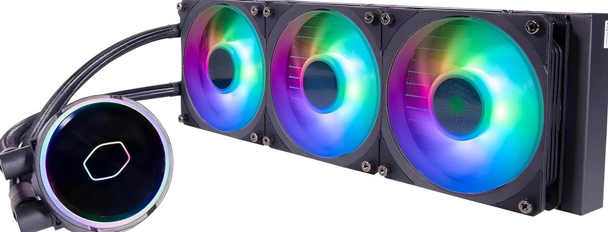 Waterkoeling Systeem - AIO Koeler - Computer Koelen - Adresseerbare RGB - 360 mm Radiator - Zwart