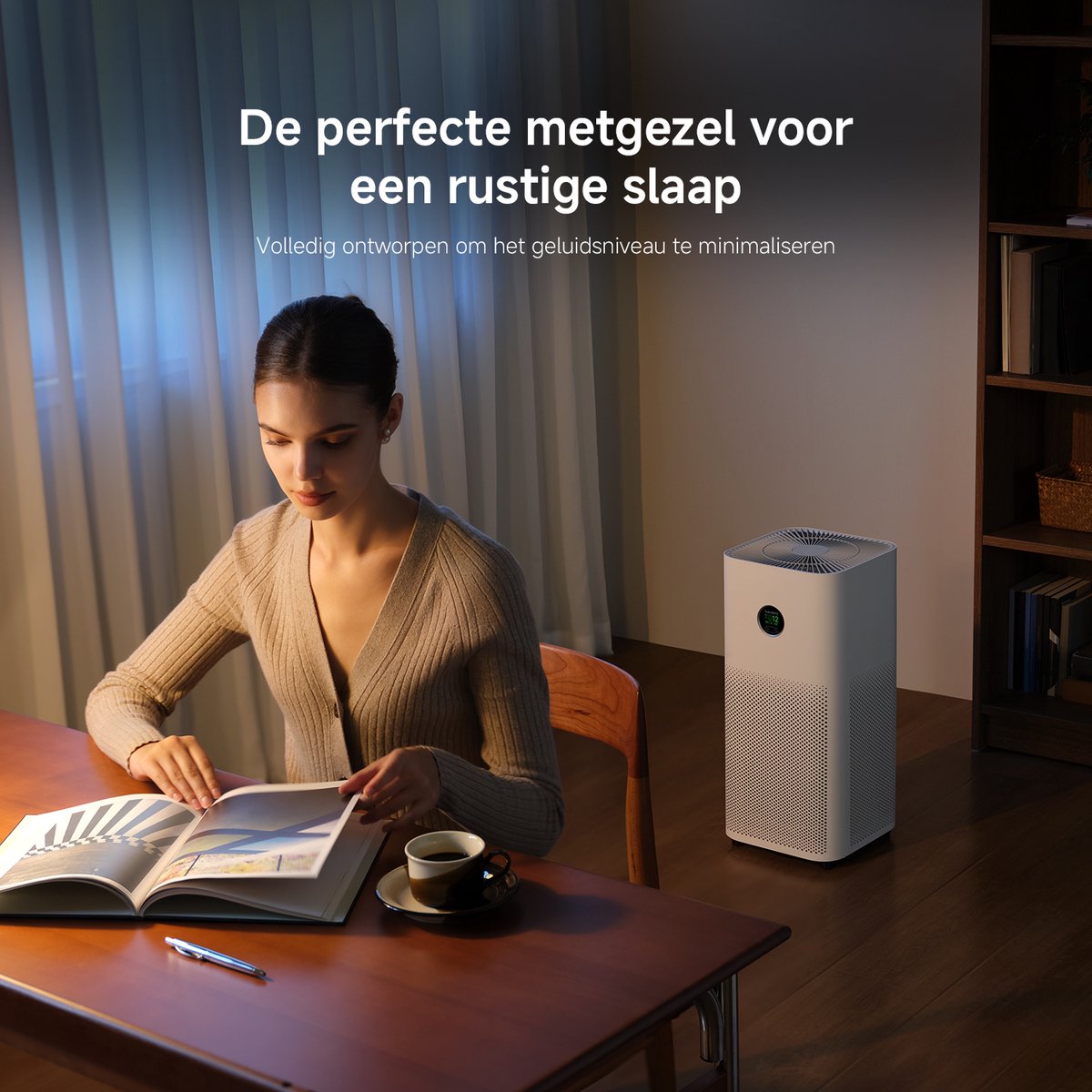 Xiaomi Mijia Smart Air Purifier 6 – Luchtreiniger – Tot 50 m² (CADR 443 m³/h) – Tegen Allergie & Hooikoorts – Met HEPA Filter & UV-Sterilisatie – Slimme App – Wit — afbeelding 7