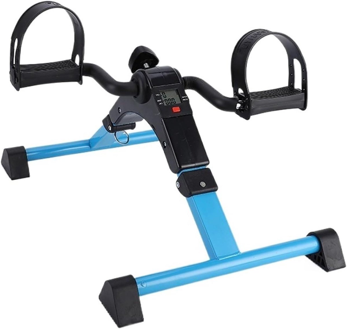 Mini Hometrainer - Oefenfiets - Thuis Fitness - Inklapbaar Ontwerp - 10x10x10 mm - Blauw