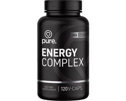 Pure. Energy Complex Caps - 120 Vegan capsules - 150 mg cafeïne - vitamine C