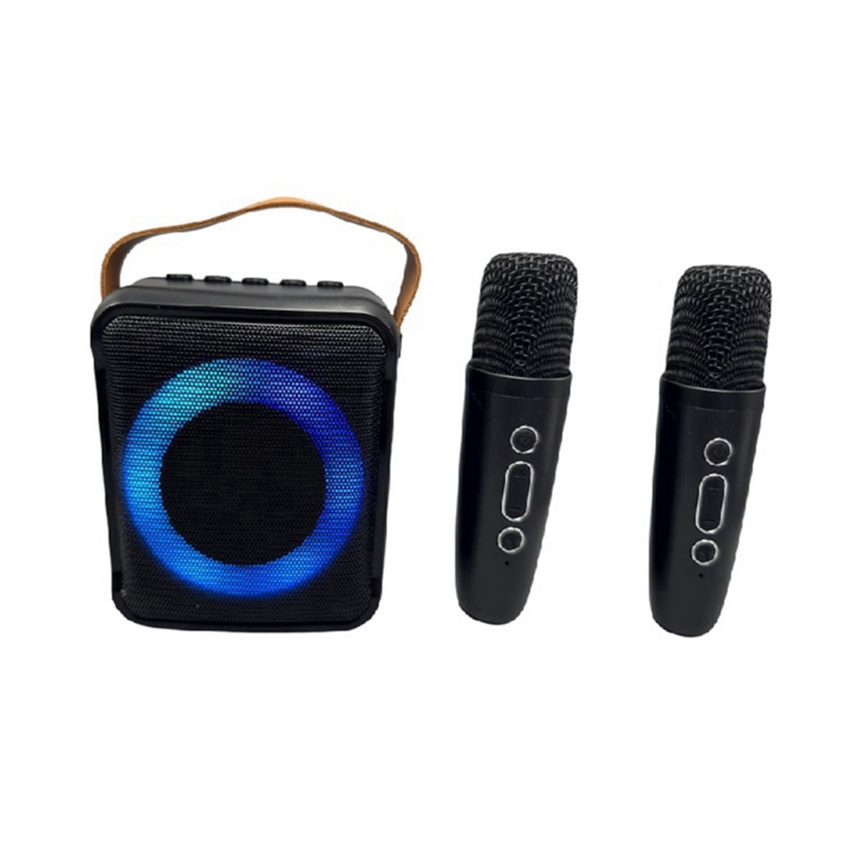 Multifunctionele draagbare Bluetooth-luidspreker Geschikt voor 2 microfoons