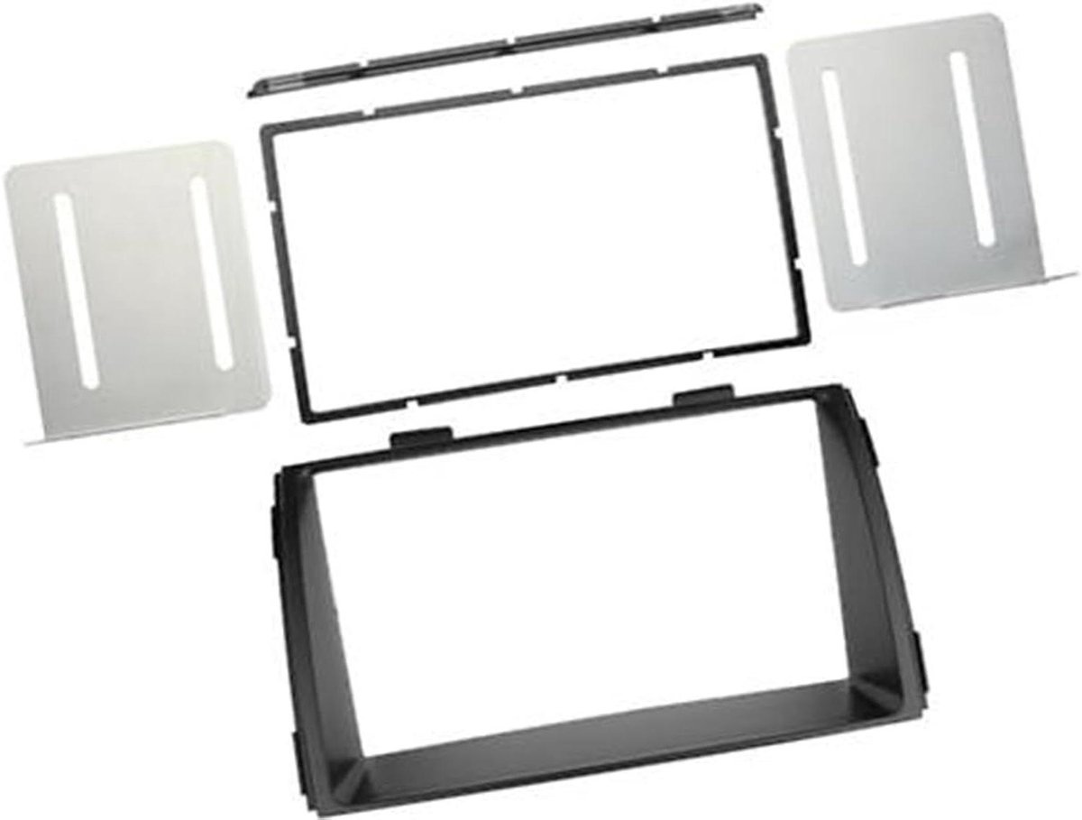 Radio Paneel - Fascia Frame - Auto Installatie - Perfecte Pasvorm - 2 DIN - Zwart