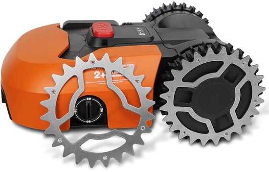 Robotspikes 2 mm voor Landroid S/M grasmaaier – Versterkte grip en betere tractie op terrein