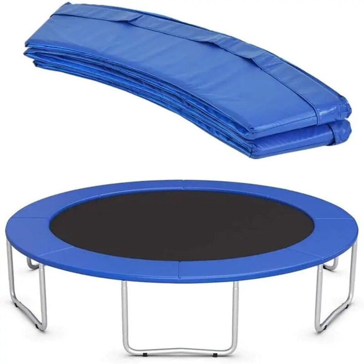 366 cm trampoline veiligheidsmat – UV- en schimmelbestendig – Elastische banden Geschikt voor eenvoudige installatie