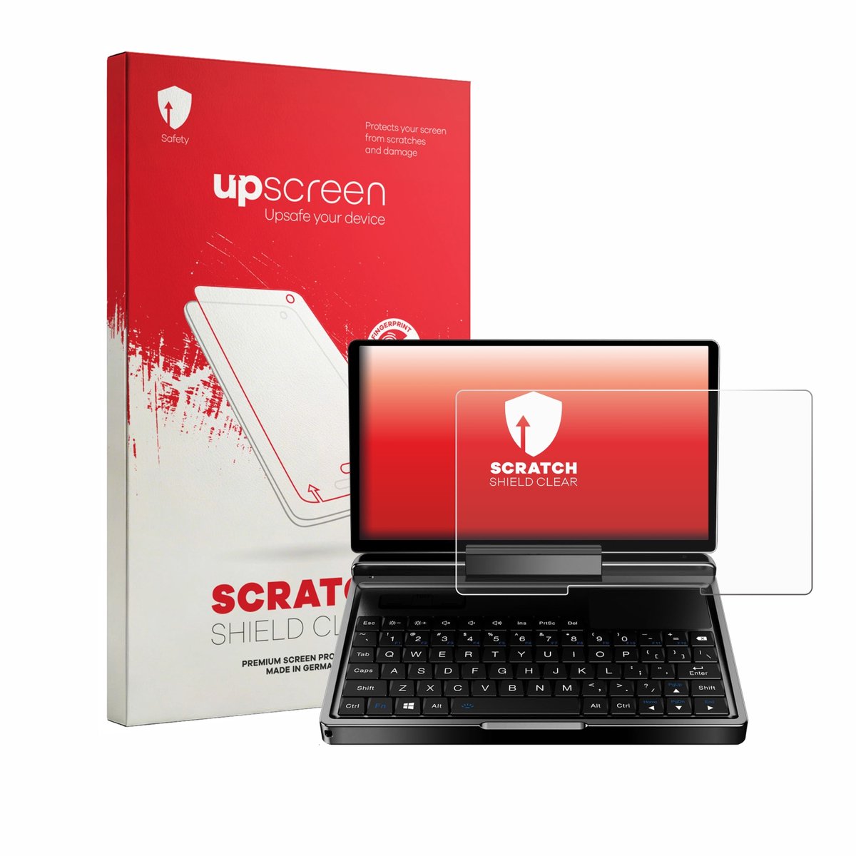 upscreen - Screenprotector voor GDP MicroPC 2 - Folie Beschermfolie transparant