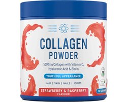 Applied Nutrition - Collagen Powder 30 servings Strawberry & Raspberry - Collageen - Collageen poeder met smaak - Collageen Peptides - Collageen Peptiden