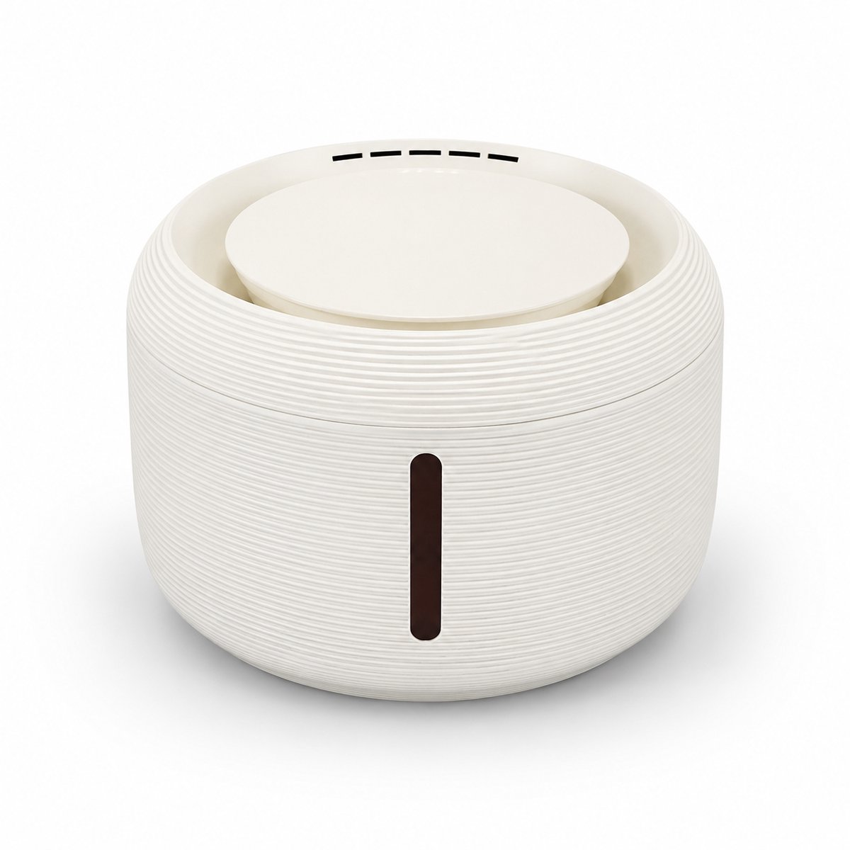 Teddy Exclusive Luna Drinkfontein kat & hond – Waterfontein katten en honden - 2.5L – Ultra Stil – BPA-vrij – Inclusief Filter & Adapter – Wit
