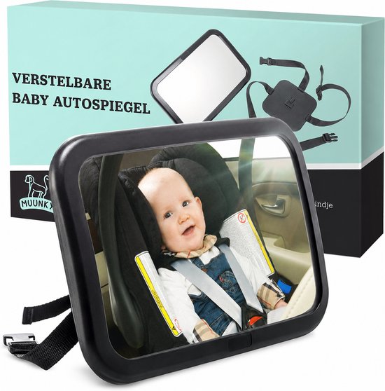 Miroir de voiture Baby Adjustable - Rétroviseur - Miroir de voiture Baby Rear Seat