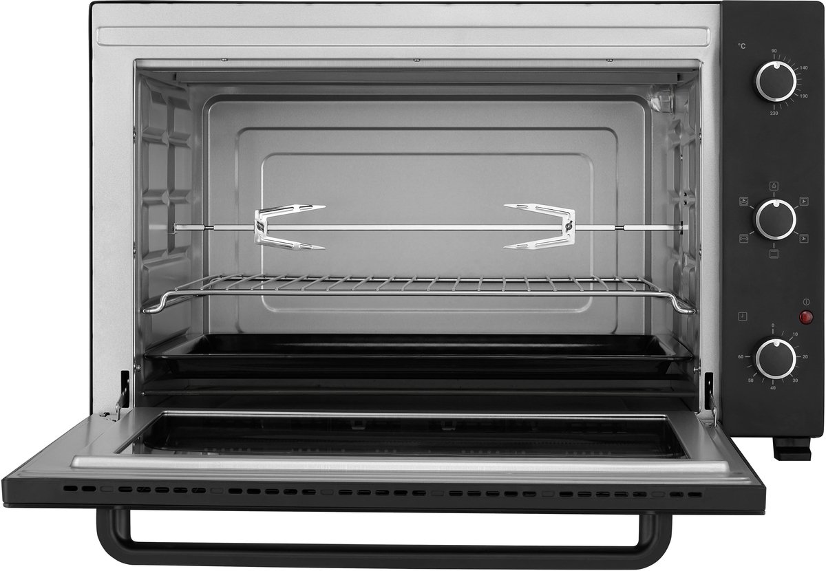 Tomado TEO7501B - Vrijstaande oven - 75 liter - Elektrische oven - Hetelucht - Timer tot 60 minuten - Zwart – foto 2