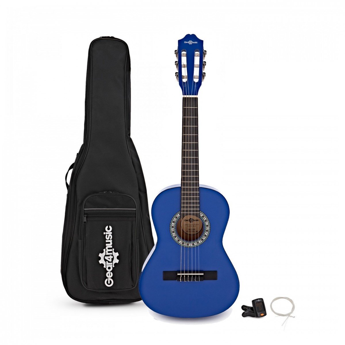1/2 Junior Klassiek Gitaarpakket van Gear4music, Donkerblauw