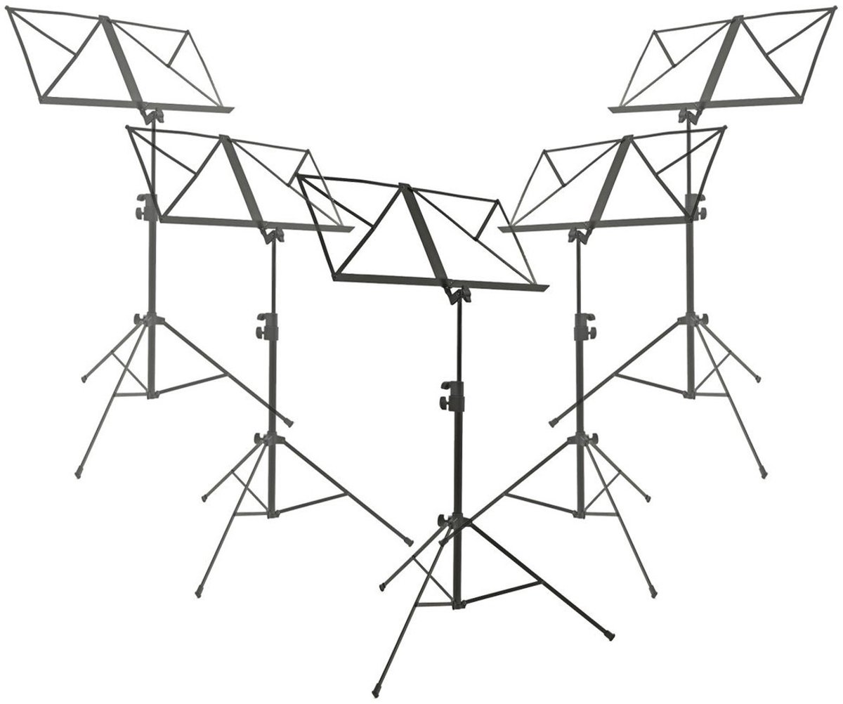 Muziekstandaard van Gear4music, Set van 5