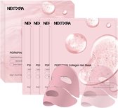 Nextora Collageen Masker - Korean Skincare - Skincare - Gezichtsmasker - Collageen - Koreaanse Skincare - 4 Stuks
