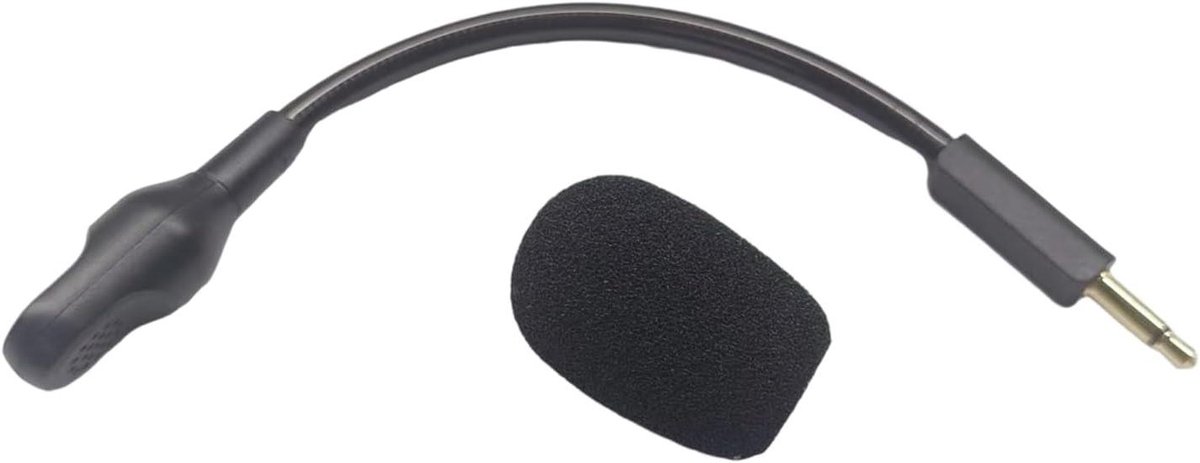 Microfoon Arm - Flexibele Mic Arm - Gaming Communicatie - Plug-in Ontwerp - 17 cm - Zwart