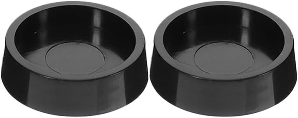 Meubelbekers - Wielstoppers Stoel - Vloer Beschermen - Hoge Slijtvastheid - 5 cm - Zwart