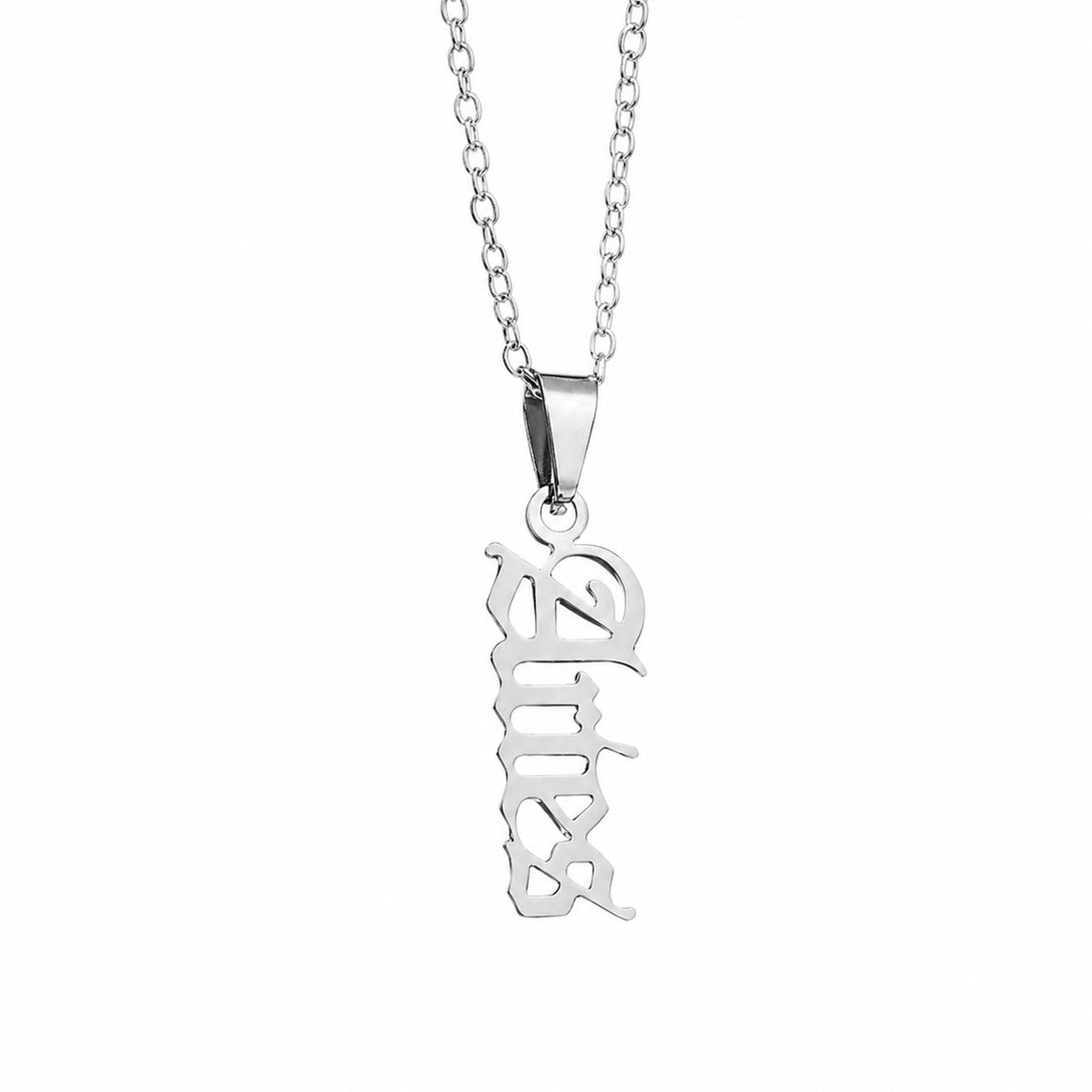 MoodLux Sterrenbeeld Ketting - Ram - Aries - Zilver - Roestvrij Staal – 50cm Halsketting met Zodiac Hanger - Mannen & Vrouwen – 12 Sterrenbeelden – Perfect Cadeau