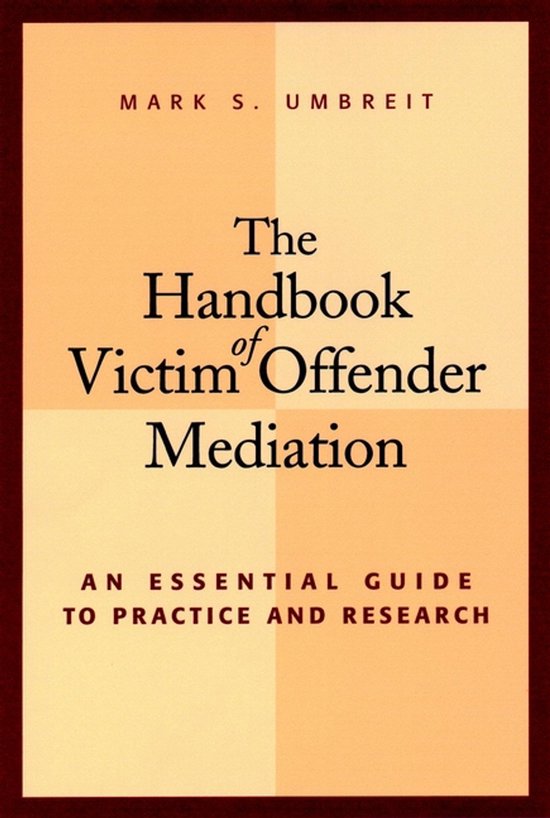 The Handbook of Victim Offender Mediation - cover