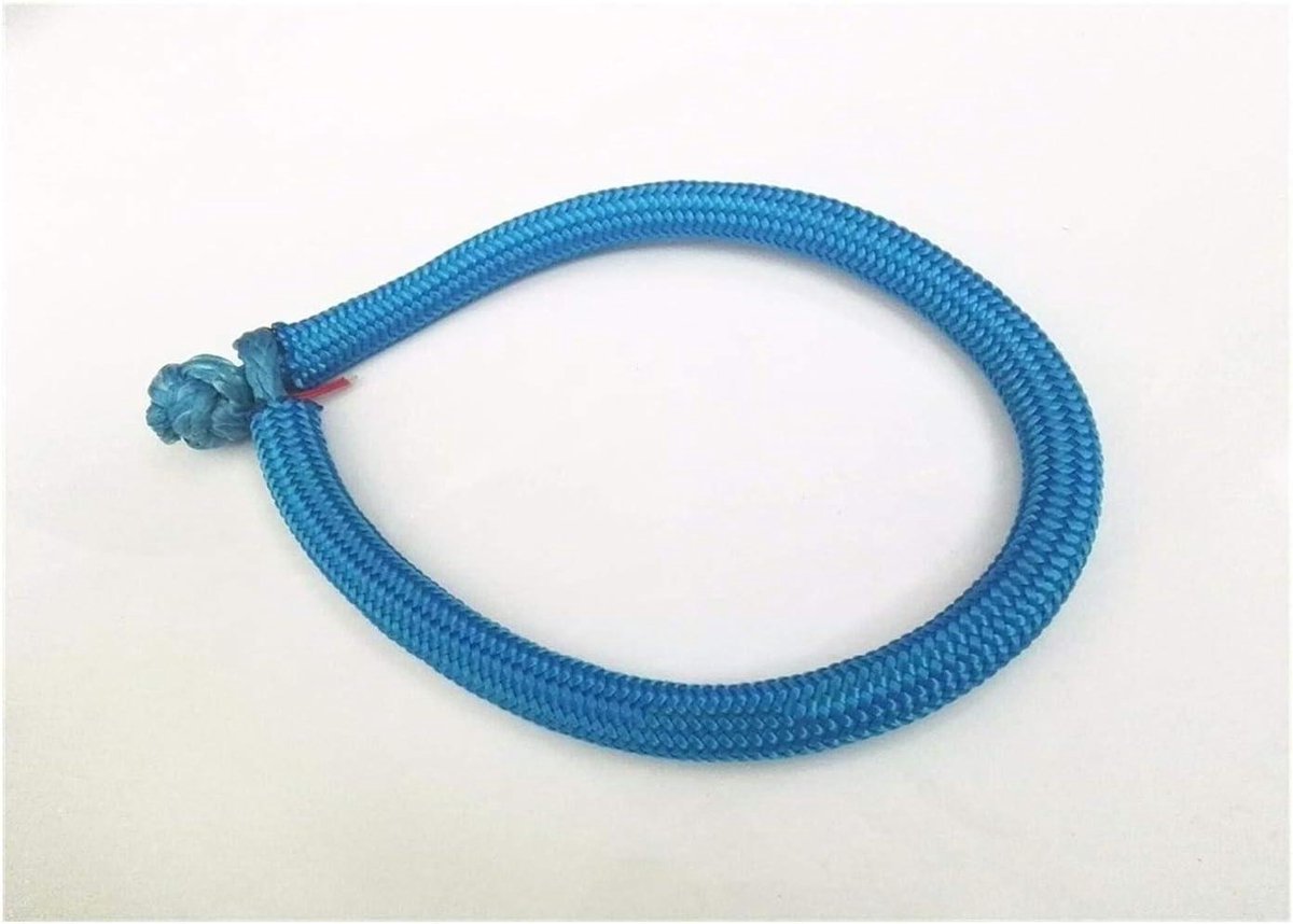 Lier Touw - Synthetisch touw - Voertuigen Hulp - Handgemaakt en drijvend - 6 MM x 150 MM - Blauw