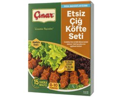 Tuana Kruiden - Çınar Etsiz Çiğ Köfte Seti - Tuanashop - CIN011