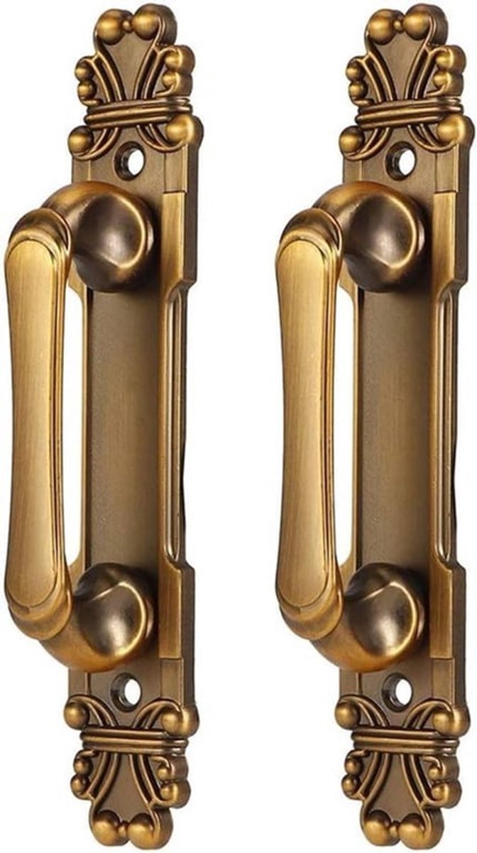 Europese Stijl Antieke Zinklegering Deurklink - 2 Stuks
