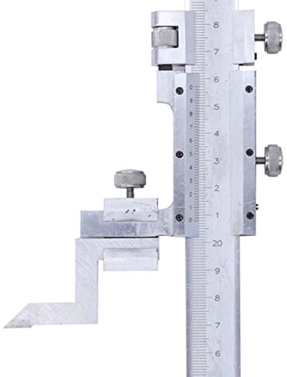 Nonius Altimeter - Accurates Meetinstrument - RVS + Koolstofstaal - Verstelbare Hoogte Schaal