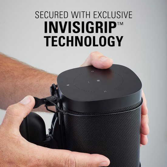 Sanus Muurbeugel set verstelbaar voor Sonos ONE, ONE SL & Play:1&3 - Zwart — afbeelding 3