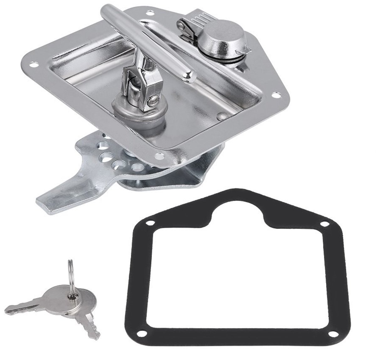 aladdien - Vouwbaar T-handgreep Slot - RVS Toolbox Wrench Kit - Ideaal voor Truck en Trailer - Duurzaam en Stevig - Handgereedschap - Voor het onder...