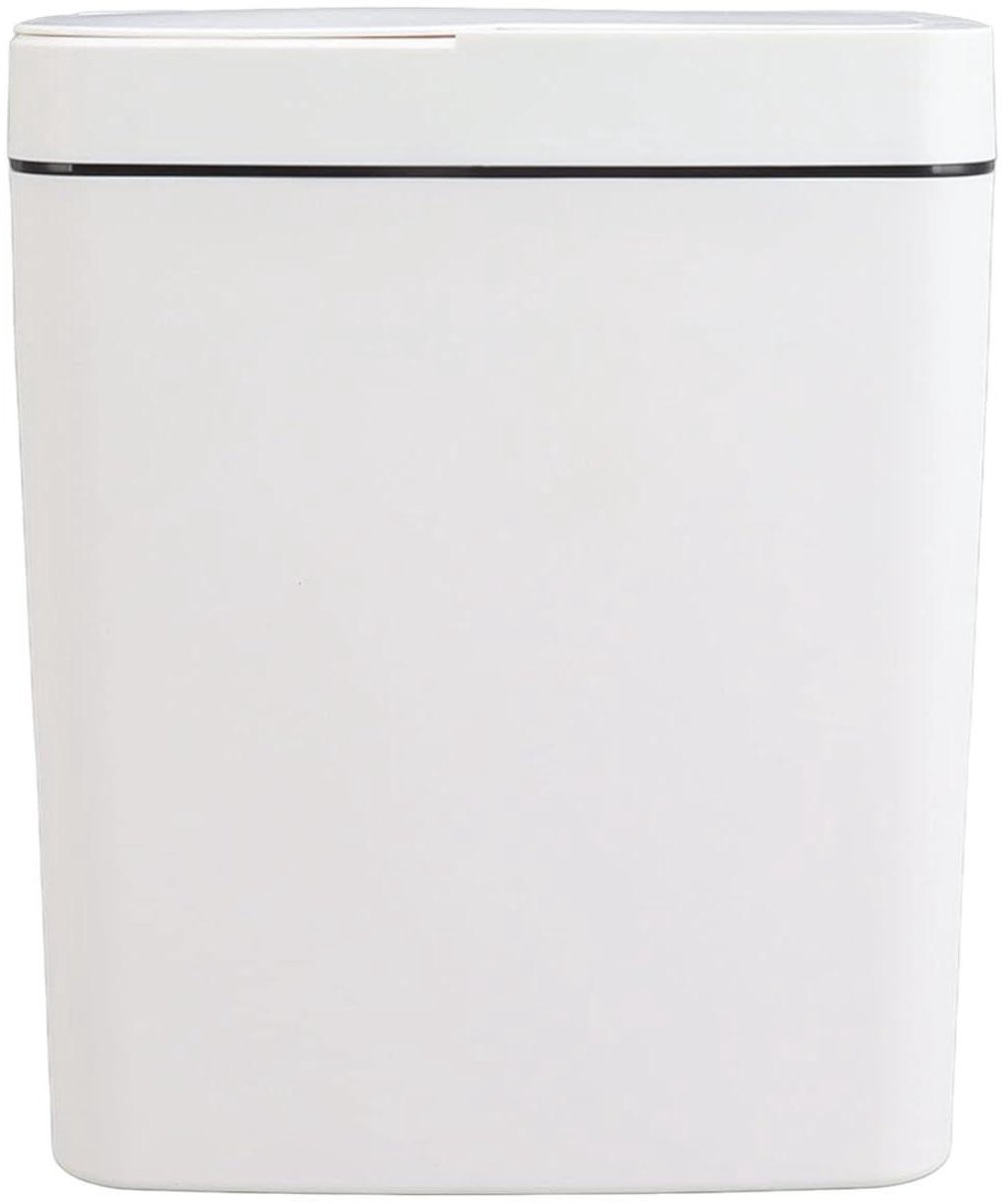 Slimme Vuilnisbak - Prullenbak Sensor - Hygiënisch Afval - Bewegingssensor Deksel - 18L - Wit