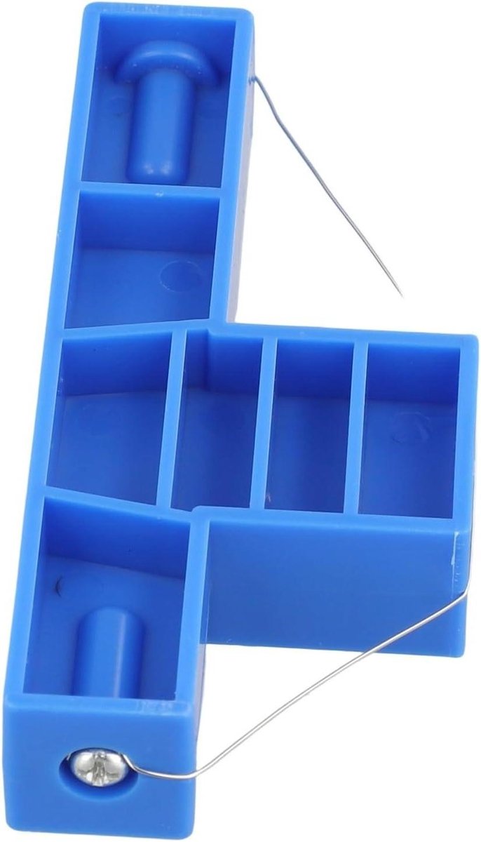 Klei Hoek Snijgereedschap - Aardewerk Trimgereedschap - Precisie Keramiek Werk - Roestvrij Staal Draad - 30 45 60 Graden - Blauw