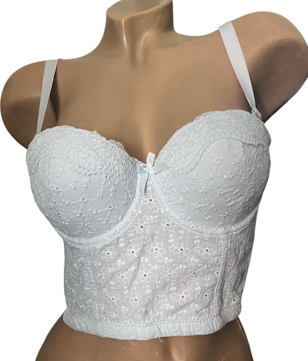 Dames Beha Bustier - 4001- 85B blauw