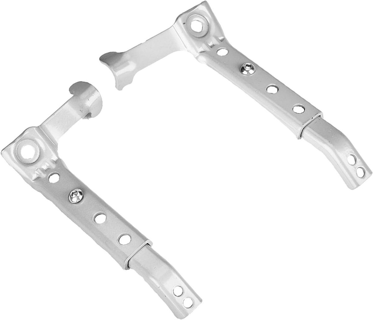Fietstrainingwielen - Zijwielen Oefenwielen - Kinderen Leren Fietsen - Verstelbaar 16-22 Inch - 113 kg - Zilver Wit