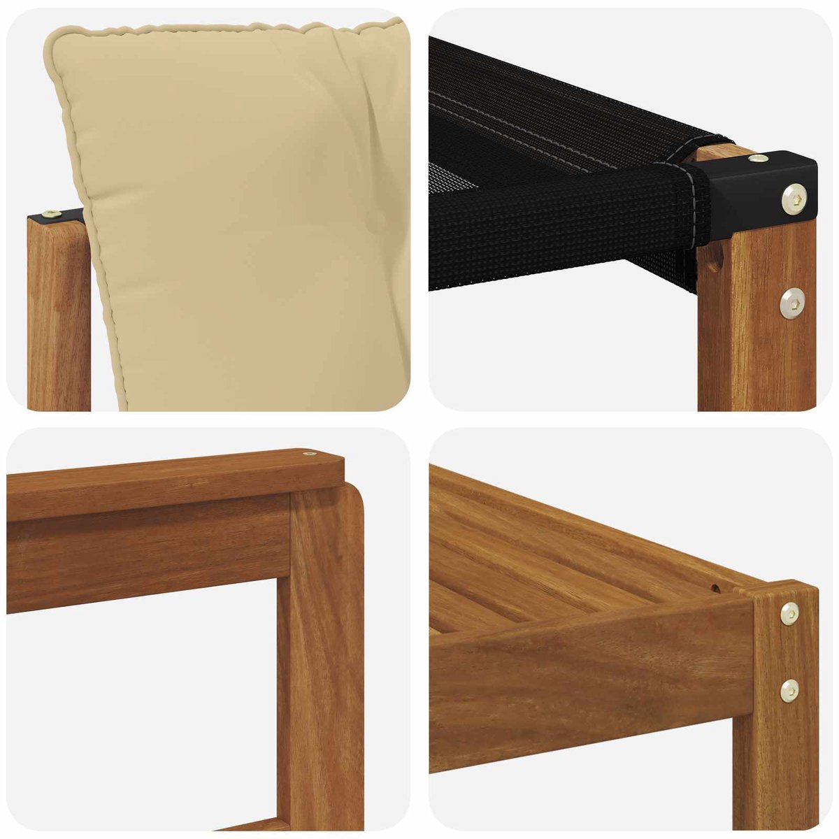 vidaXL - Buiten - bank - set - 5 - st - Natuurlijk - en - Beige thumbnail 6