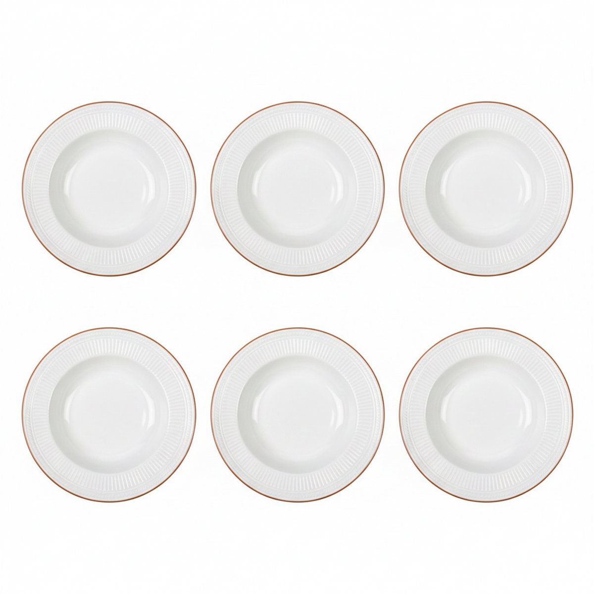 Cookinglife Diepe Borden / Pastaborden Stratton ø 22 cm - 6 stuks