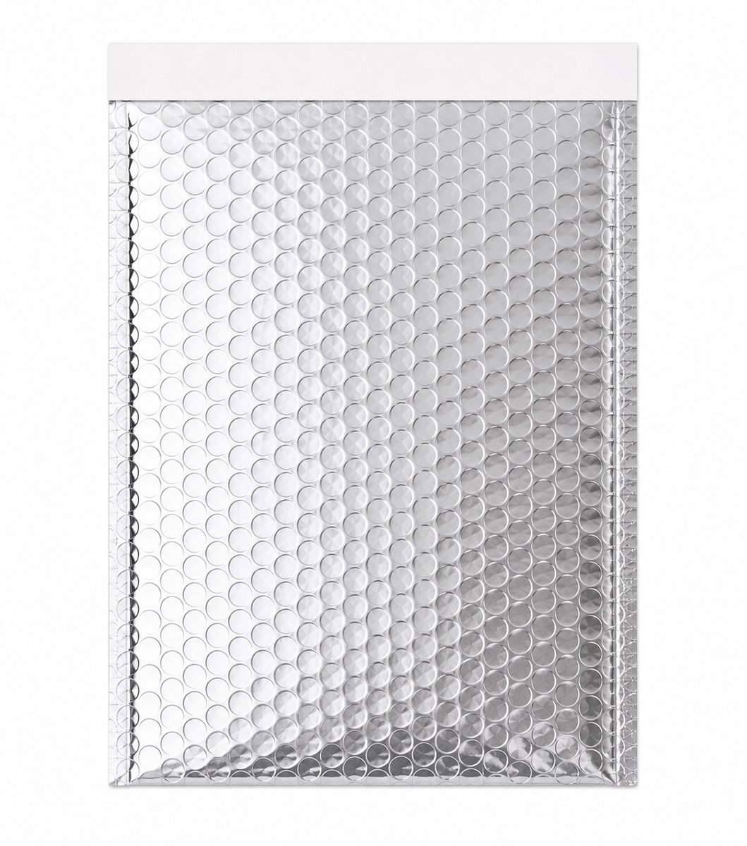 Premium Zilveren Bubbel Enveloppen – 3 Stuks – Extra Stevige Luchtkussen Enveloppen – Luxe Metallic Verzendzakken – Goede Kwaliteit – Zelfklevend