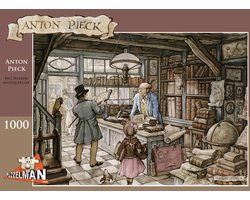 Puzzelman legpuzzel Anton Pieck Het Boekenantiquariaat 1000 stukjes.