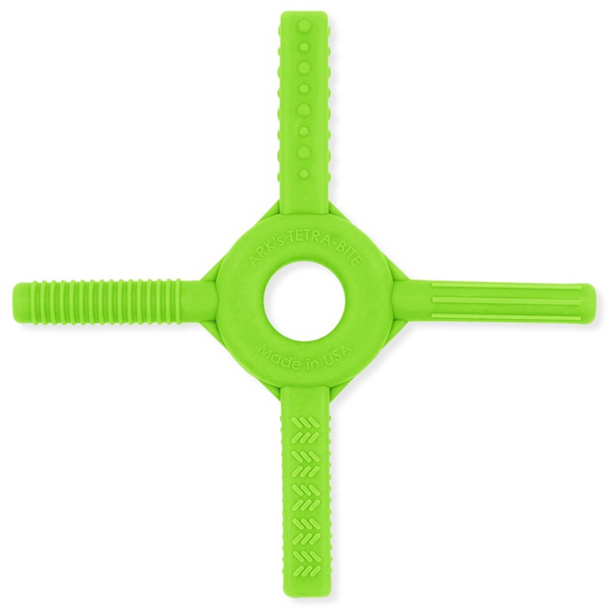 ARK Therapeutic kauwspeelgoed sensorisch fidget lime green XT medium.
