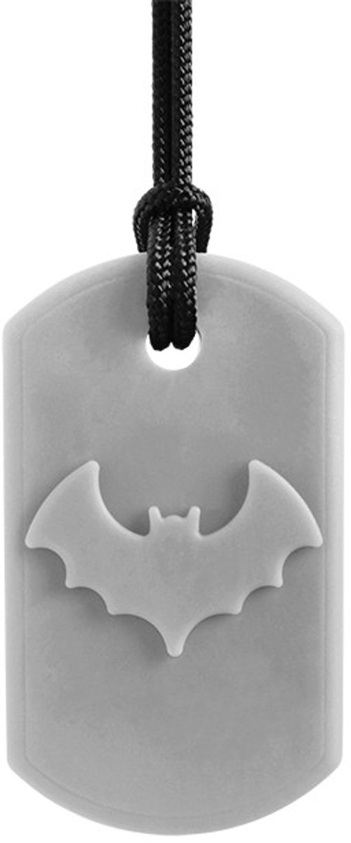ARK Therapeutic kauwketting Bat Bite grijs sensorisch speelgoed.
