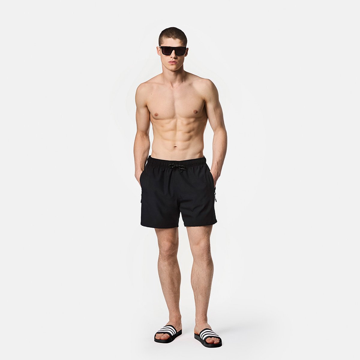 Ajax-zwemshort zwart senior