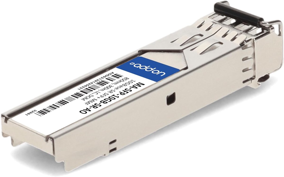 Netwerk Module - Transceiver Glasvezel - Netwerk Verbinding - 10 Gigabit Snelheid - 300 meter - Zilver