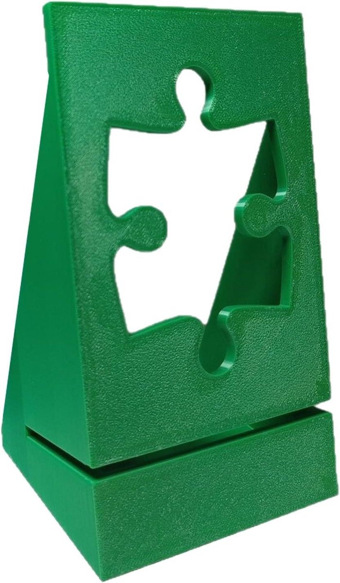 Puzzel Box Stand - Display Houder - Puzzels Tonen - Stevige Constructie - 116 x 154 x 116 cm - Groen