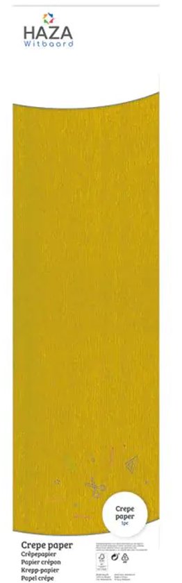 Papier Crêpe Original Haza The Paper Factory 250 Cm Gold