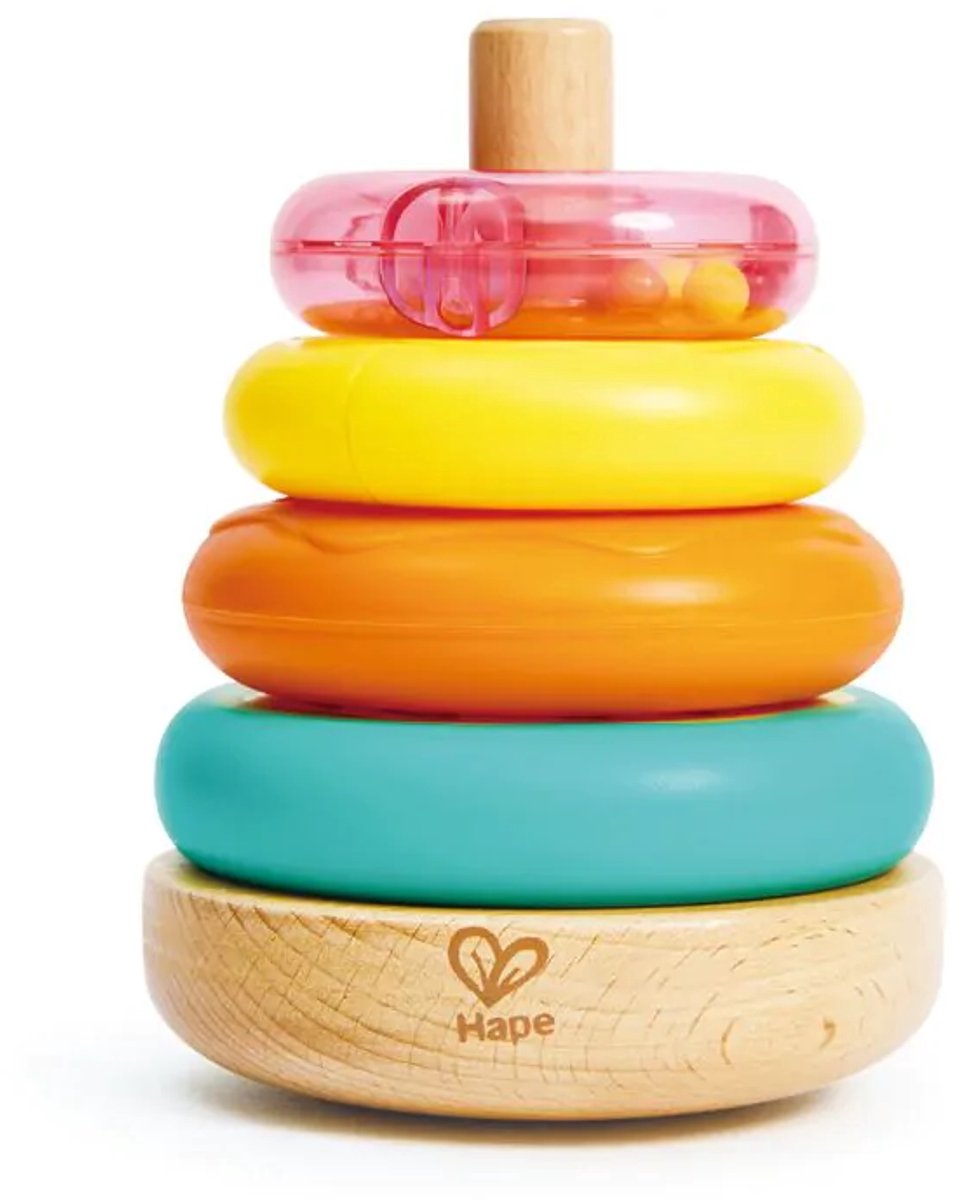 Stapeltoren donut - Hape - vanaf 18 maanden