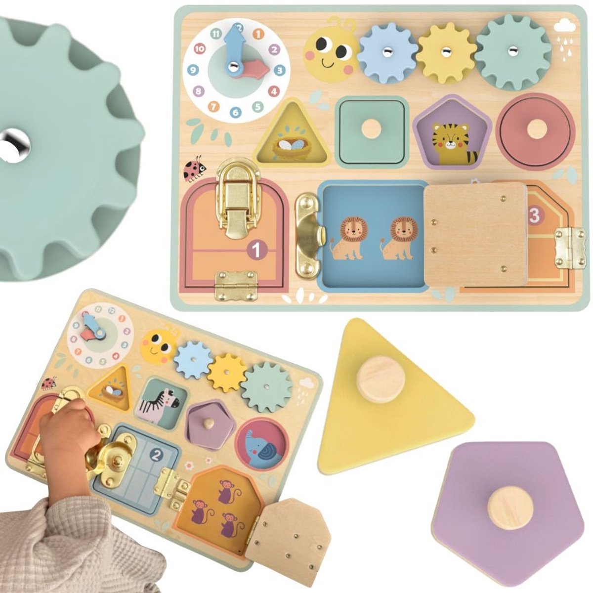 Tooky Toy Houten Busy Board Activiteitenspel 111420