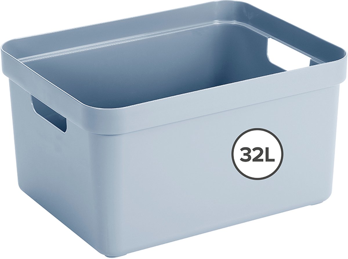 Sunware - Sigma home opbergbox 32L blauw - 44,4 x 34,2 x 24,2 cm