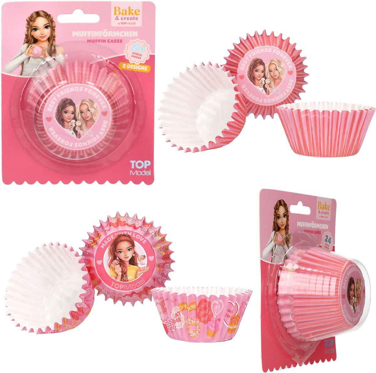 Depesche - TOPModel papieren muffinvormpjes - BAKE and CREATE