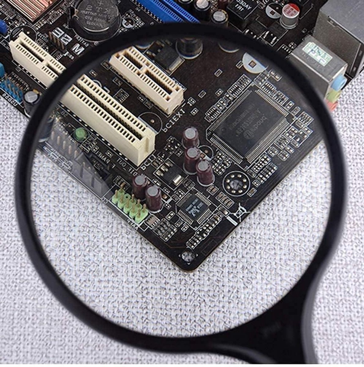 Educatieve Hobbyloep - Vergrootglas Lezen - Objecten Inspecteren - HD Optische Lens - 100 mm Lens - Zwart