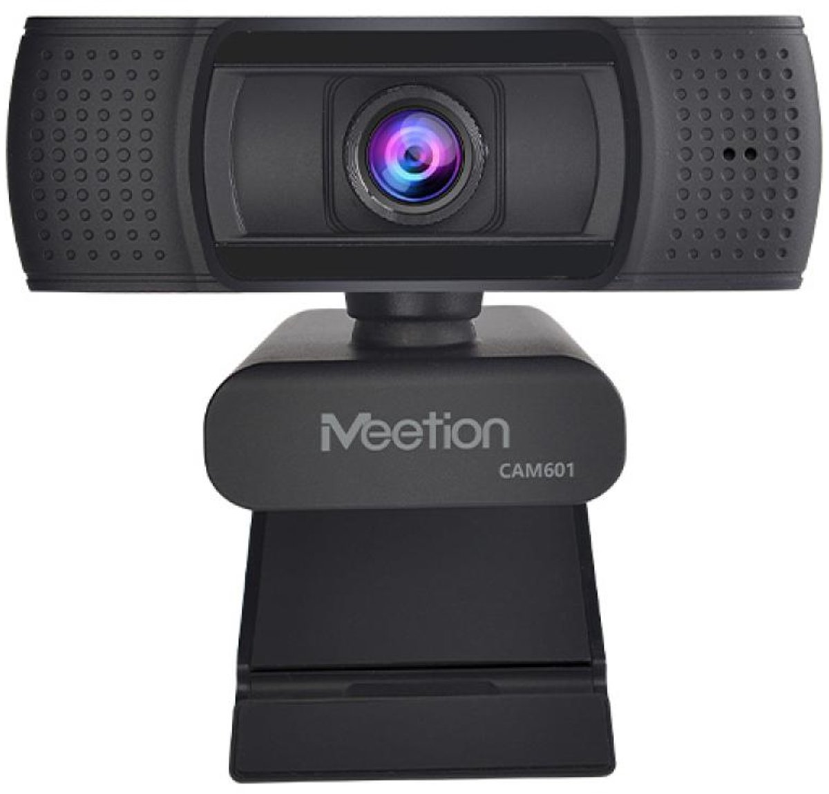 Meetion CAM601 - Webcam - Full HD 1080P - Verstelbare Focus - Clip-on Design - Universele Bevestiging - Zwart
