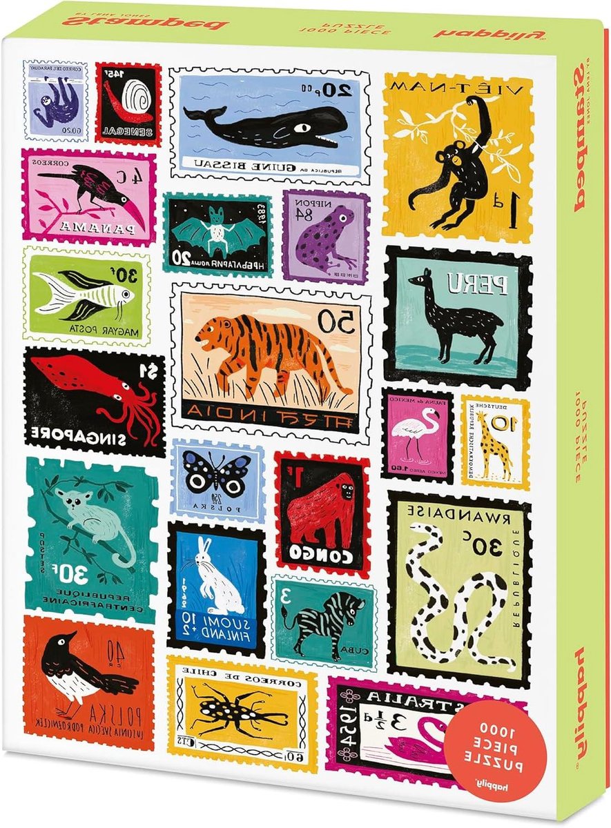 Legpuzzel Dieren - Puzzel 1000 stukjes - Ontspanning thuis - Unieke illustratie - 68 x 485 cm - Meerdere kleuren