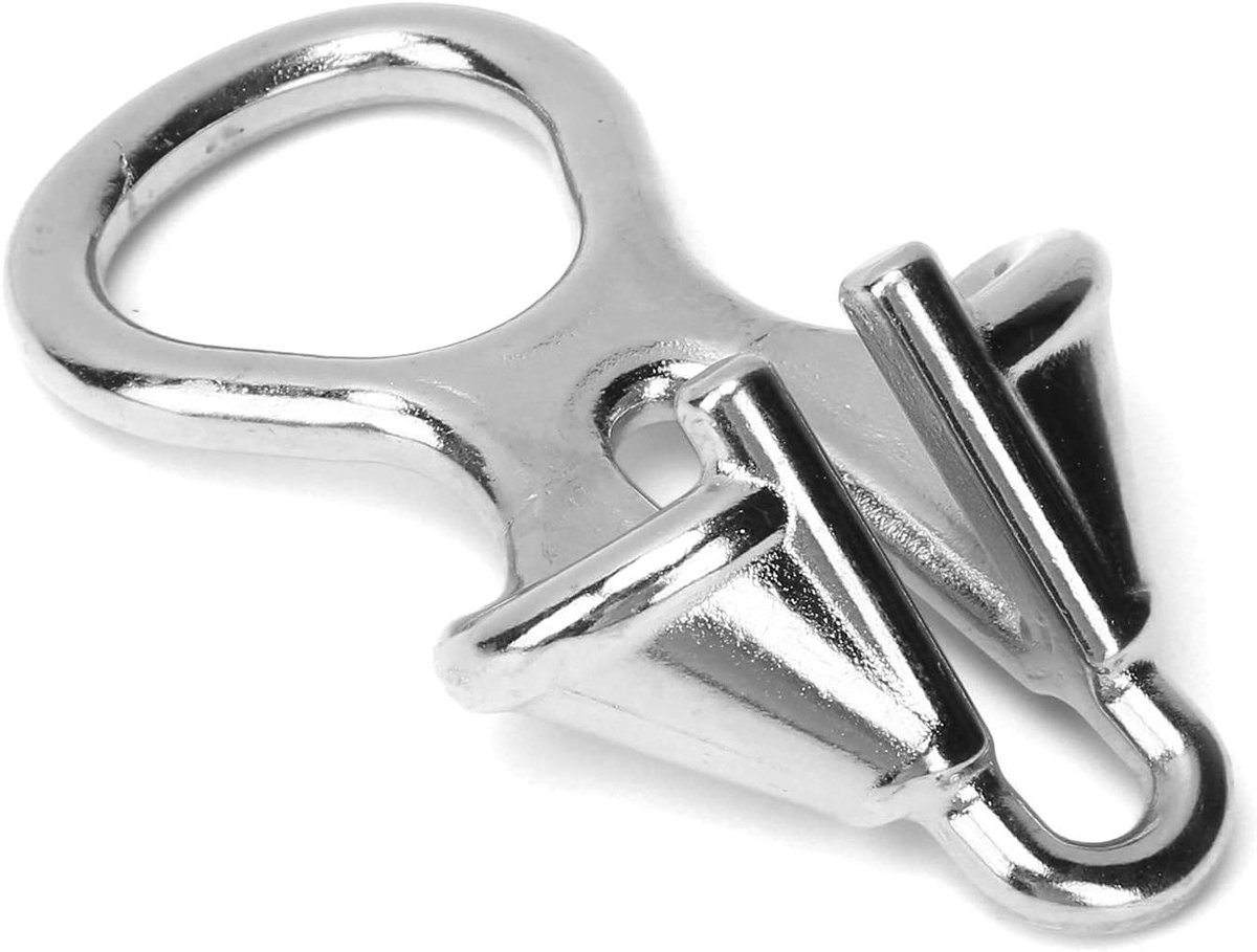 Anker Slot - Boot Slot - Boot Vastleggen - Spiegelgepolijste Afwerking - 6-8mm Touw - Zilver
