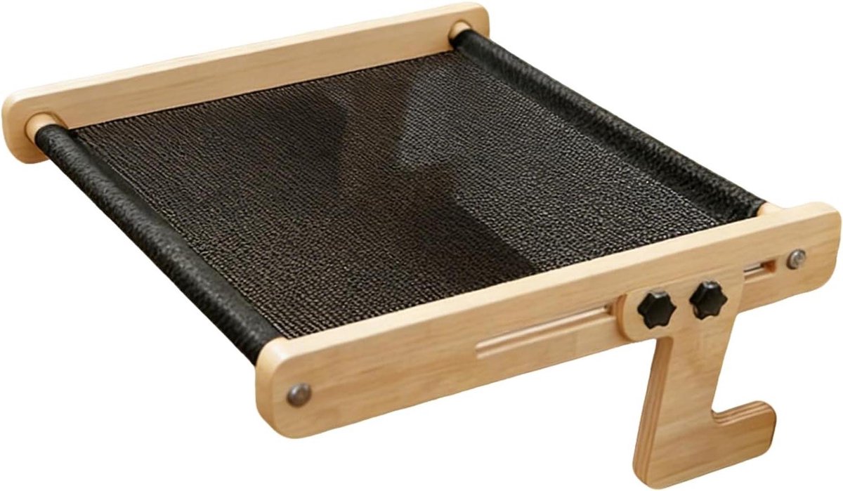 Kattenhangmat voor Raam - Katten Zitplek - Huisdier Ontspanning - Solide Houten Constructie - 43.5x39x16cm - Niet gespecificeerd